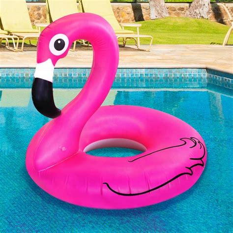 Measuring over four feet wide and hilariously pink, our famous giant pink flamingo pool float is tough to beat in the. Pink Flamingo Pool Float - Buy from Prezzybox.com