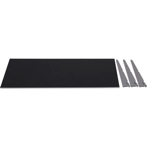 The rubbermaid website calls fast track a closet system, but it doesn't seem to have the range of. Rubbermaid FastTrack 1-Shelf 48 in. x 16 in. Laminate ...