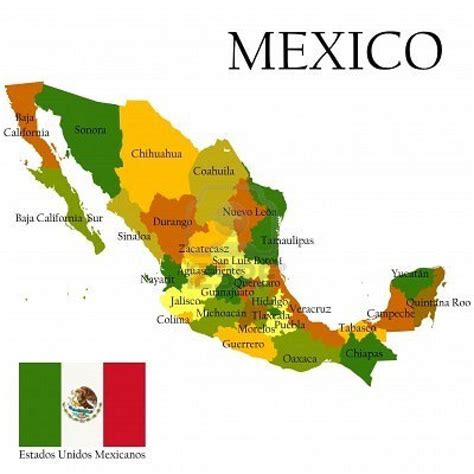 Estados Y Capitales De La República Mexicana