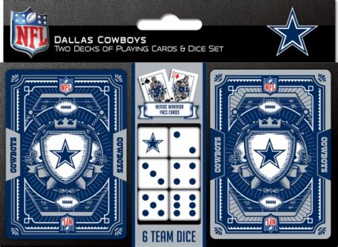 Masterpieces Officially Licensed Nfl Dallas Cowboys 2 Pack Playing