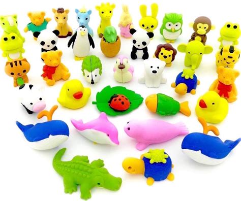 Ohill Pack Of 80 Unicorn Erasers Pencil Erasers Novelty Erasers For