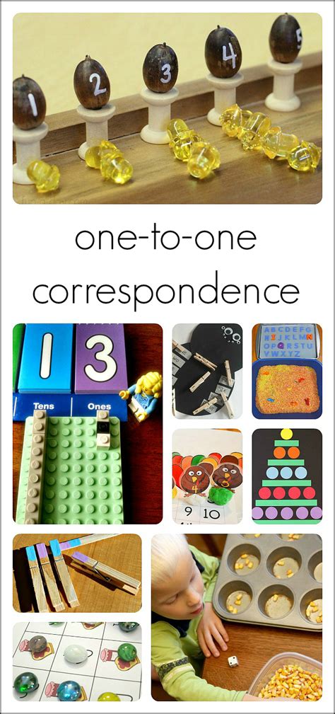 10 Creative Ways To Teach One To One Correspondence Fun Math Math