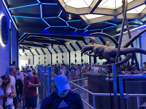 Photos Jurassic World Velocicoaster Single Rider Line Opens Skips Most Of Queue At Universals
