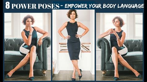 8 Power Poses Body Language And Confidence 2019 Youtube Fashion