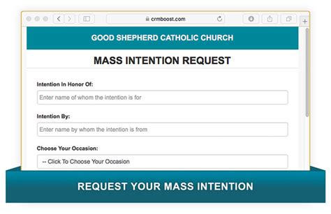 Mass Intention Request Good Shepherd Catholic Church Miami Fl