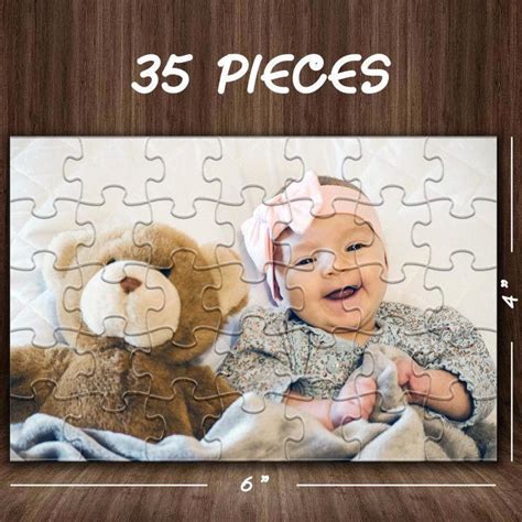 Turn your family photos into puzzles that families love putting together! Personalized Photo Wooden Jigsaw Puzzles - 35 to 1000 Pieces
