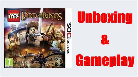 Lego Lord Of The Rings Nintendo 3ds Unboxing Gameplay Youtube