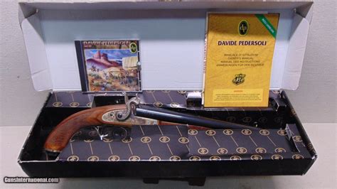 Pedersoli Howdah Combo Pistol 20 Gauge 50 Caliber Percussion For Sale