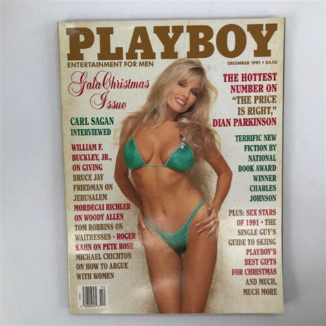 Playboy Magazine December Cover Dian Parkinson Playmate Wendy