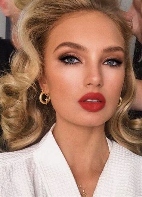 50 natural winter makeup ideas to look cute bridal makeup red lips red lips makeup look red