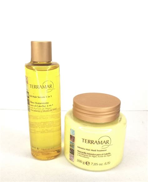Oleo Elixir Argan Terramar Y Mascarilla Intensiva Cabello - $ 450.00 en