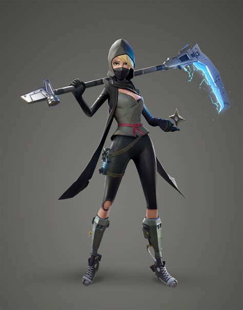 This Is The Female Ninja Model I Made For Fortnite Concept By Ben