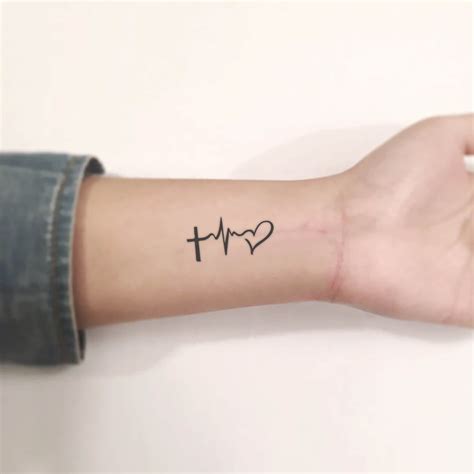 Faith Hope Love Temporary Tattoo Set Of 3 Etsy