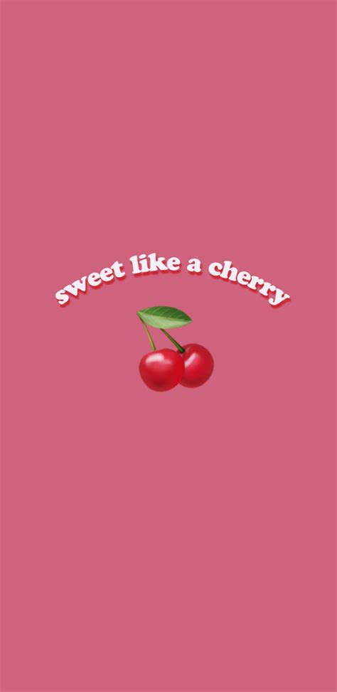 Sweet Like A Cherry 🍒 Fruit Wallpaper Iphone Wallpaper Vintage Soft