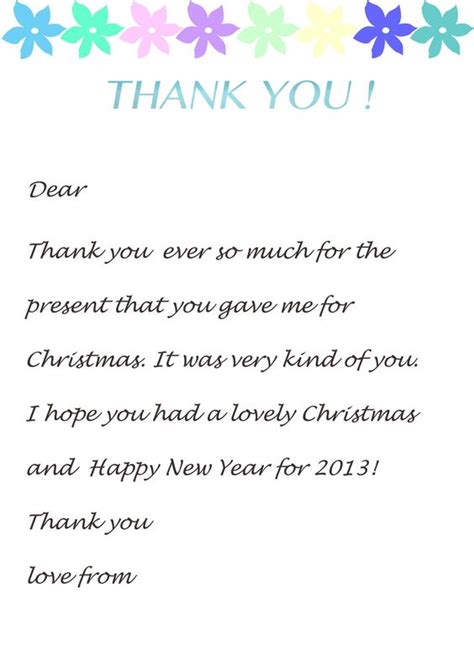 Decades of blogging from an old pro. Thank you letter template for kids | Christmas Fun ...