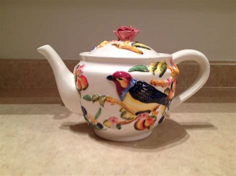 Top 10 fruit trees top 10 ornamental trees top 10 rainforest trees super tube 3x3 pack freight free plus 40% discount; Decorative Collectible Ceramic Teapot Bird Fruit Tree ...