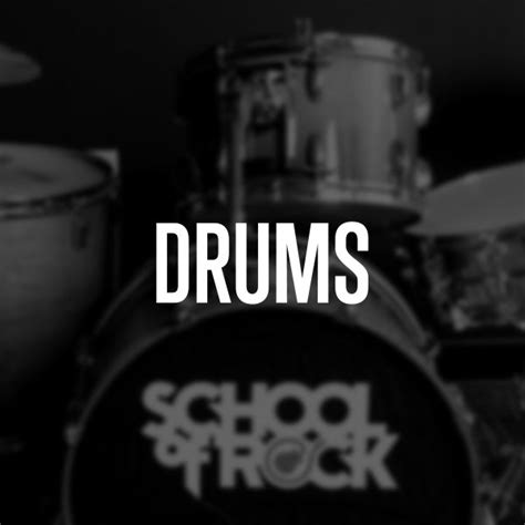 Drums School Of Rock Gearselect
