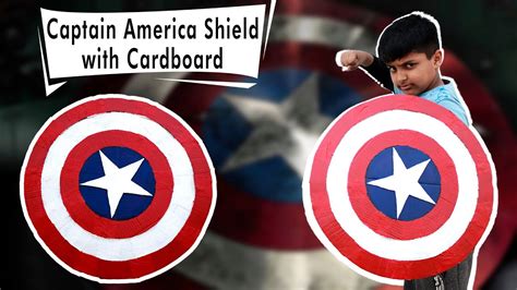 How To Make Captain America Shield With Cardboard हिंदी में Easiest