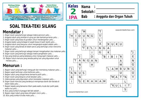 75 Kunci Jawaban Tts Mengenal Negara Negara Asean