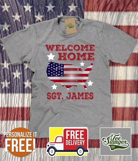 Welcome Home Soldier T Shirt Unisex Small In 2021 Welcome Home