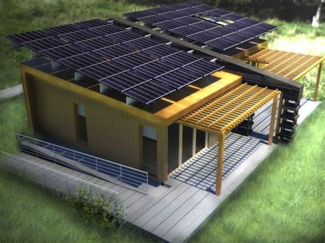 Solar Powered Canopy House Features A Liquid Cooled Photovoltaic Array