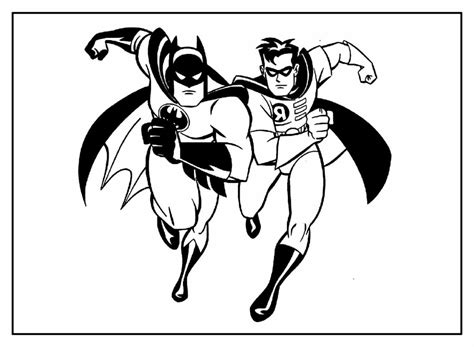 Desenhos De Batman E Robin Para Colorir Bora Colorir