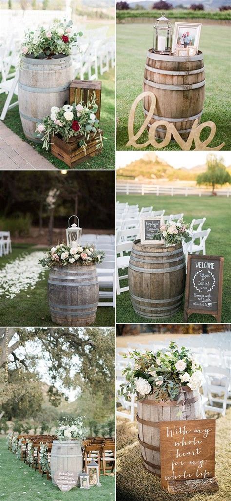 ️ Country Wedding Ideas 26 Great Ways To Use Wine Barrels Emma Loves