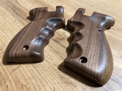 Walnut Wood Grips For Artemis Pp700 Pp700sa Pp700w High Quality Ebay