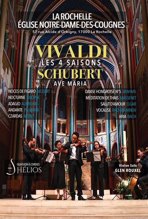Les 4 Saisons De Vivaldi Ave Maria Et Celebres Adagios A La Rochelle