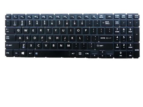 Igoodo Laptop Black Backlit Keyboard For Toshiba Satellite P55w B5112