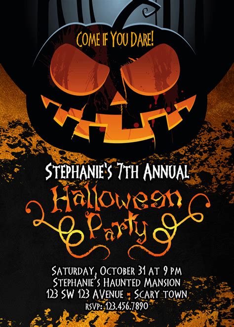 Sharing 5 virtual party ideas perfect for adults! Halloween Invitation Adult Halloween Invitation Halloween