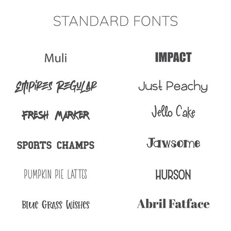 Standard Fonts Rebecca Jane Singh Design