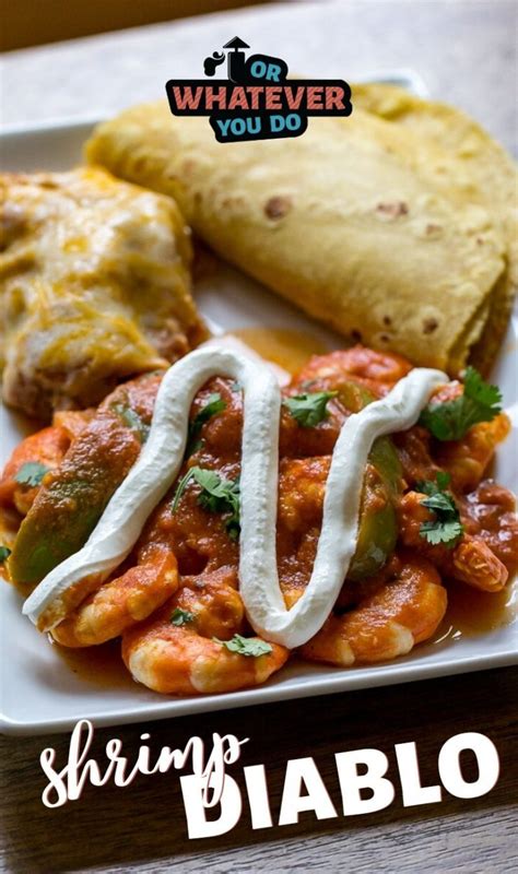 Serve it with rice, and maybe a big glass of water. Easy Shrimp Diablo | Camarones a la Diabla | Or Whatever ...