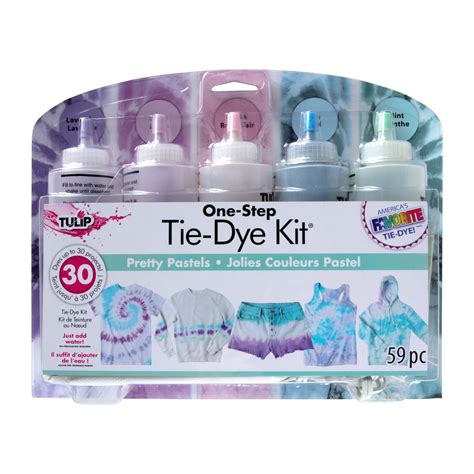 Tie Dye Your Summer Pretty Pastels 5 Color Tie Dye Kit