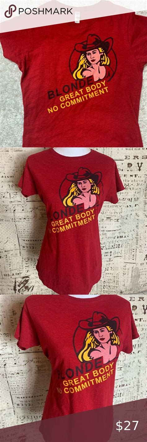 Blonde Great Body No Commitment T Shirt The Ram Brewery