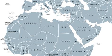 Africa And Middle East Map Time Zones Map World