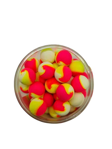3 Colour Fluo Pop Ups Weiß Gelb Pink 15mm 50g Multi Colored