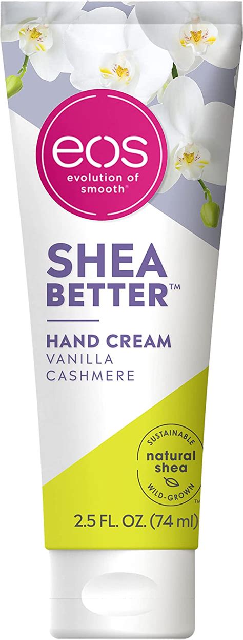 Eos Shea Better Hand Cream Vanilla Cashmere Natural Shea Butter 24hr