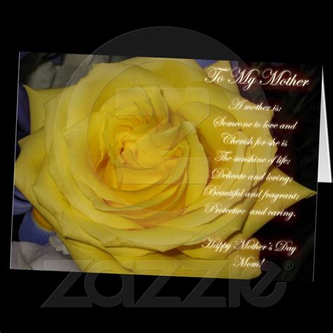 Yellow Rose Mothers Day Card Mothers Day Is Coming Quickly My Mother