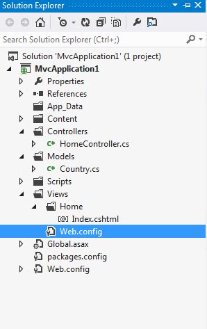 Why Does Net Generate Two Web Config Files In An Mvc Asp Net Application Stack Overflow