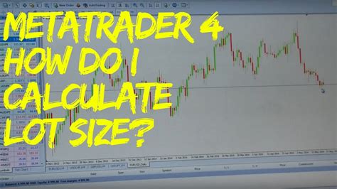 Calculation`s made in the trading calculator are for informational purposes only. MetaTrader 4: How do I Calculate Lot Size? - YouTube