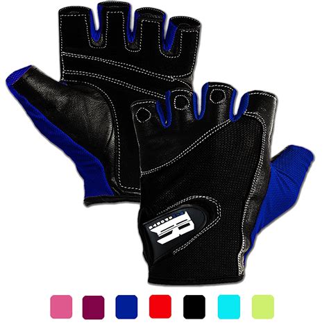 Rimsports Weight Lifting Gloves And Breathable Leather Padded Gym