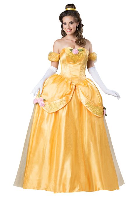 Deluxe Beauty And The Beast Halloween Belle Costume Child Fluffy Girl