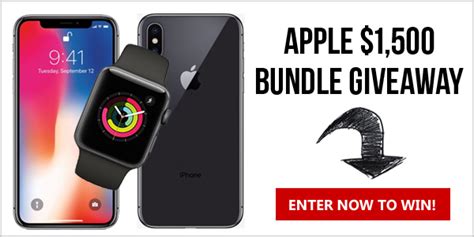 1500 Iphonex Apple Bundle Giveaway