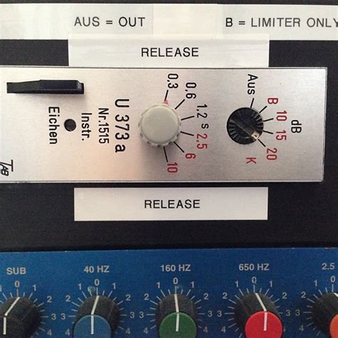 Tab Telefunken U373a Compressorlimiter Reverb