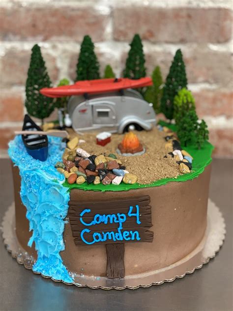 Camping Theme Cake Cake Camping Theme Cakes Custom Cakes
