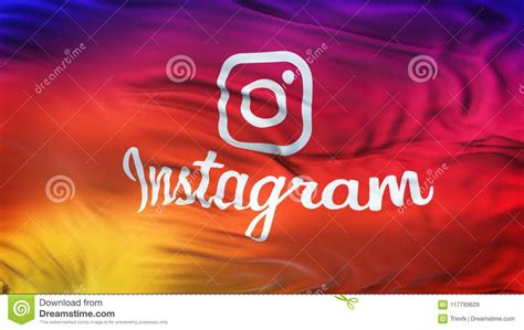 Instagram Logo Colorful Smooth Gradient Wave Background