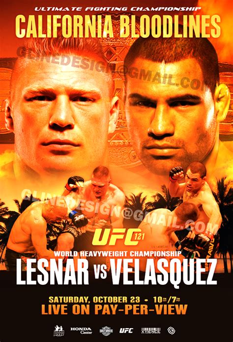 This is about as good as it gets for an ultimate fighting championship event. MMA Posters