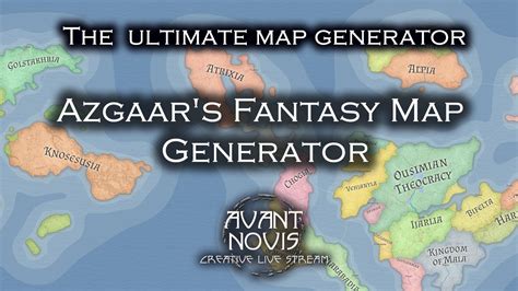 Azgaars Fantasy Map Generator Youtube