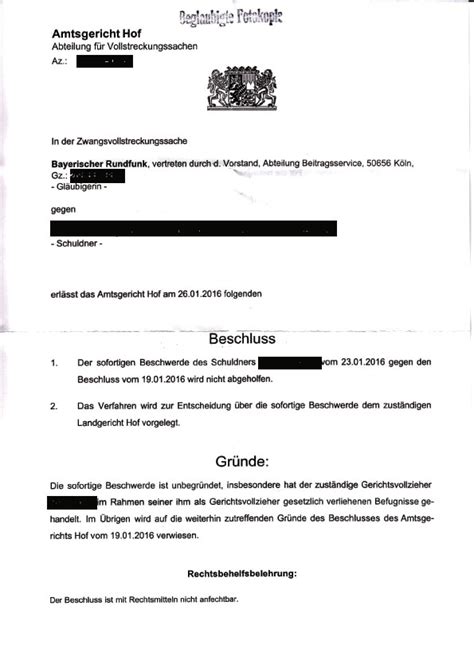 Musterbriefe zum thema geld & versicherungen. Musterbrief Beschwerde Amtsgericht
